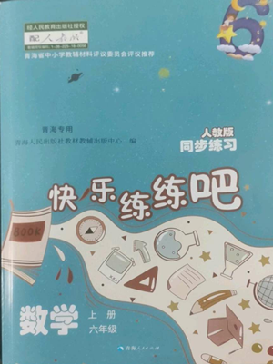 青海人民出版社2022快樂練練吧同步練習六年級上冊數(shù)學人教版青海專版參考答案