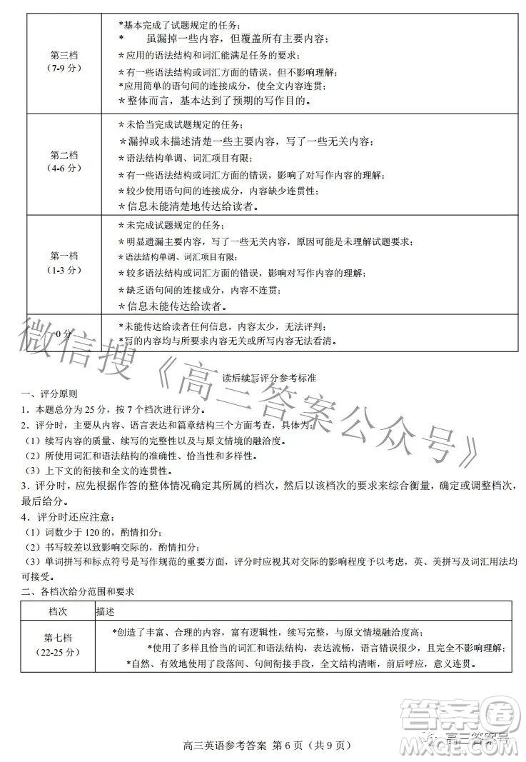 河北省2023屆高三年級大數(shù)據(jù)應(yīng)用調(diào)研聯(lián)合測評英語試題及答案