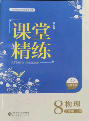 北京師范大學(xué)出版社2022秋課堂精練物理八年級(jí)上冊(cè)北師大版答案