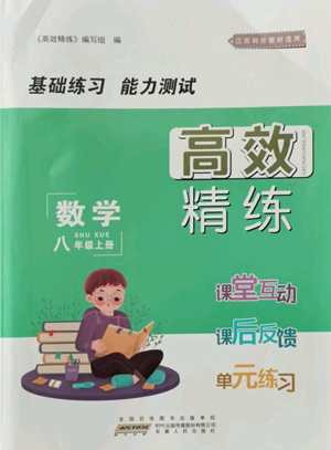 安徽人民出版社2022高效精練八年級(jí)上冊(cè)數(shù)學(xué)蘇科版參考答案