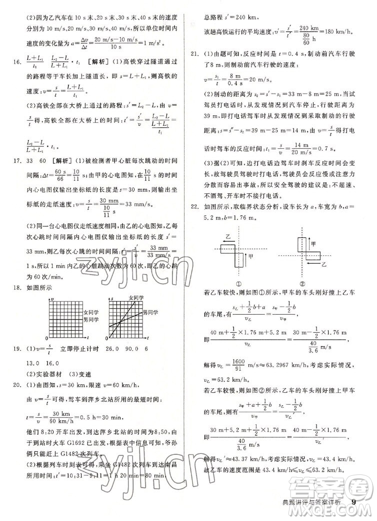 陽(yáng)光出版社2022秋練就優(yōu)等生同步作業(yè)數(shù)學(xué)八年級(jí)上冊(cè)RJ人教版答案