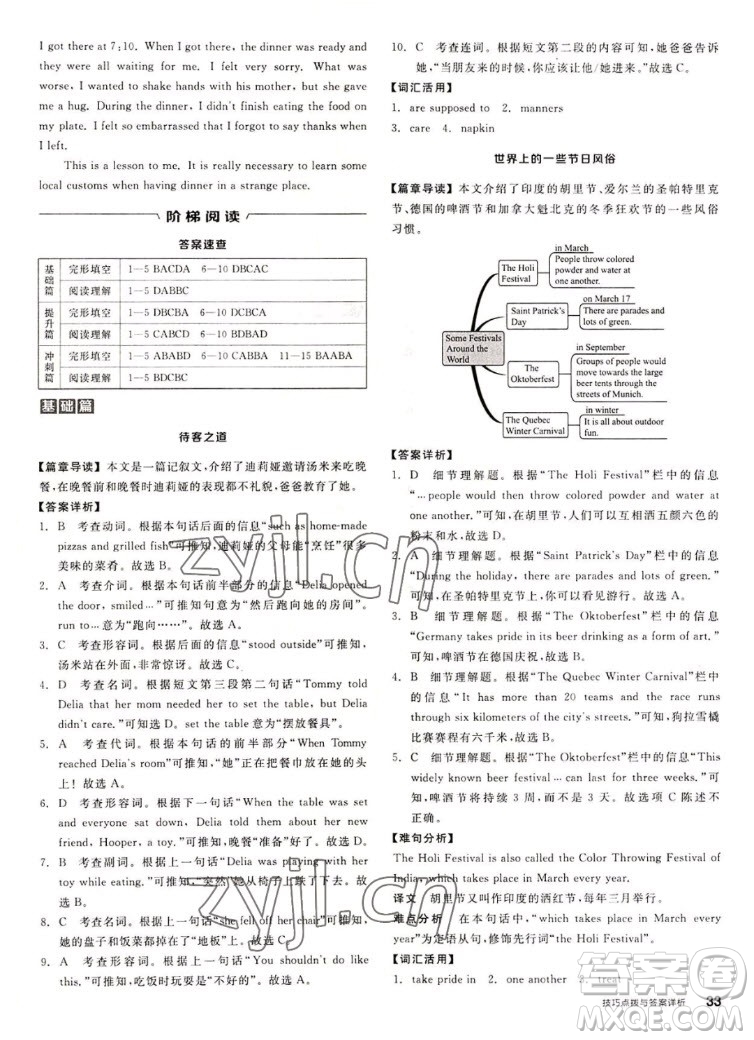 陽光出版社2022秋練就優(yōu)等生同步作業(yè)英語九年級全一冊上RJ人教版答案