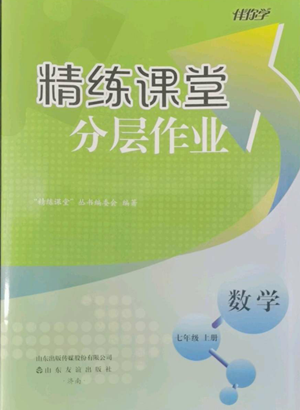 山東友誼出版社2022伴你學(xué)精練課堂分層作業(yè)七年級(jí)上冊(cè)數(shù)學(xué)人教版參考答案