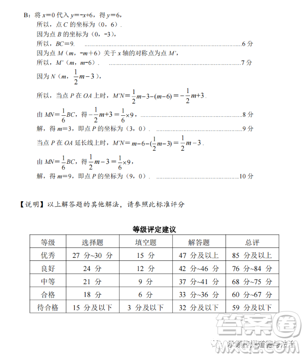 太原市2022-2023學(xué)年第一學(xué)期八年級期中質(zhì)量檢測數(shù)學(xué)試卷答案