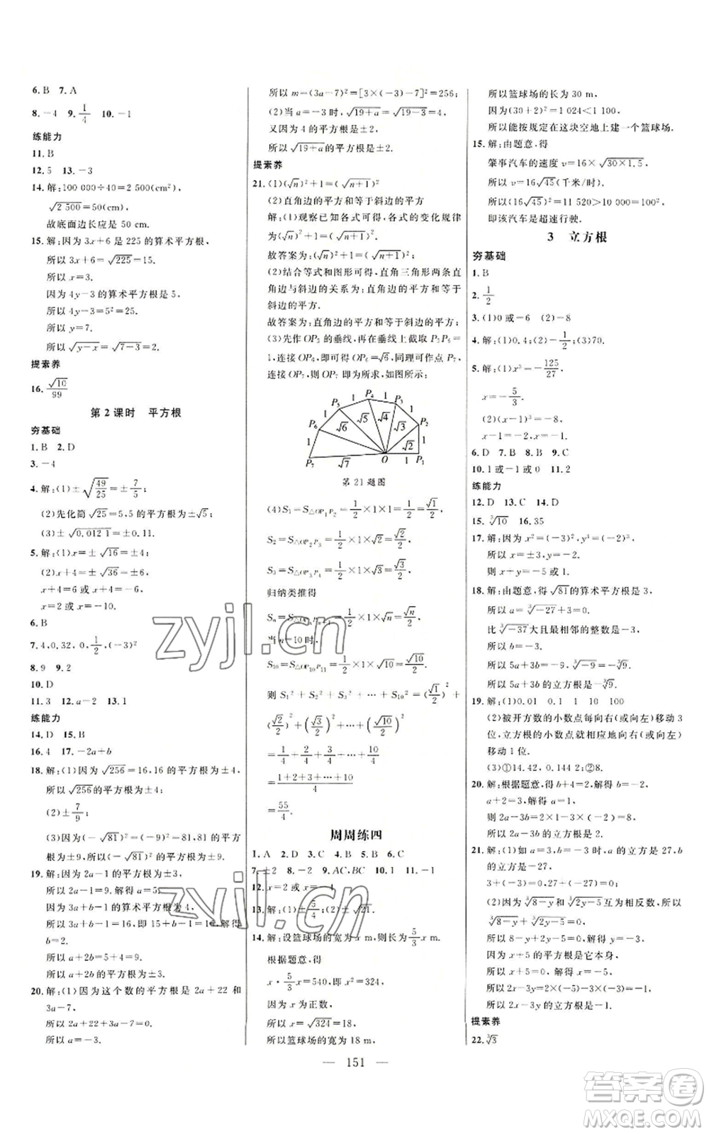 延邊大學(xué)出版社2022細(xì)解巧練七年級上冊數(shù)學(xué)魯教版參考答案