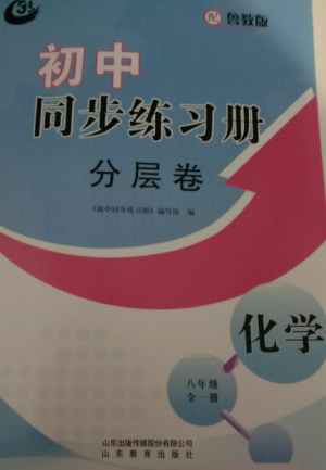 山東教育出版社2022初中同步練習(xí)冊(cè)分層卷八年級(jí)化學(xué)全冊(cè)魯教版五四制參考答案