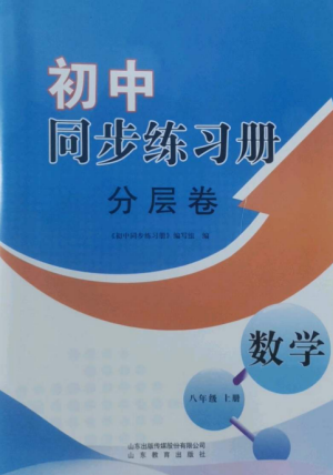 山東教育出版社2022初中同步練習(xí)冊分層卷八年級數(shù)學(xué)上冊青島版參考答案