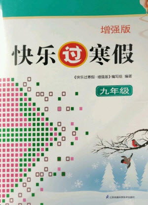 江蘇鳳凰科學技術出版社2023快樂過寒假九年級合訂本通用版增強版參考答案