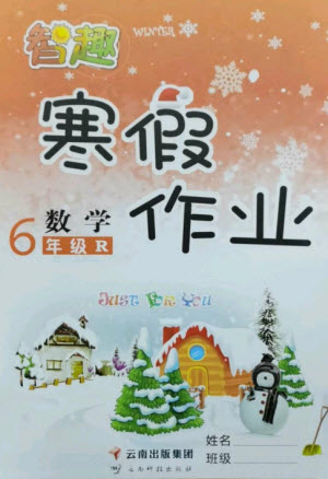 云南科技出版社2023智趣寒假作業(yè)六年級數(shù)學(xué)人教版參考答案