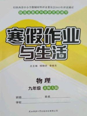 陜西師范大學(xué)出版總社2023寒假作業(yè)與生活九年級(jí)物理北師大版參考答案