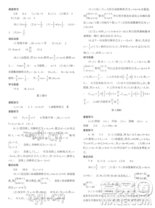 大象出版社2023初中同步練習(xí)冊(cè)八年級(jí)下冊(cè)數(shù)學(xué)人教版答案