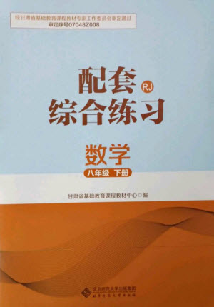 北京師范大學(xué)出版社2023數(shù)學(xué)配套綜合練習(xí)八年級(jí)下冊(cè)人教版參考答案