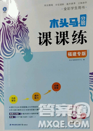 湖南師范大學(xué)出版社2023木頭馬分層課課練三年級數(shù)學(xué)下冊人教版浙江專版參考答案