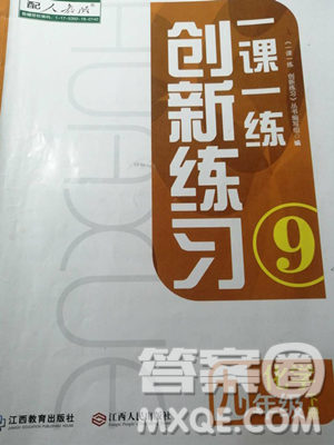 江西人民出版社2023一課一練創(chuàng)新練習(xí)九年級(jí)下冊(cè)化學(xué)人教版參考答案