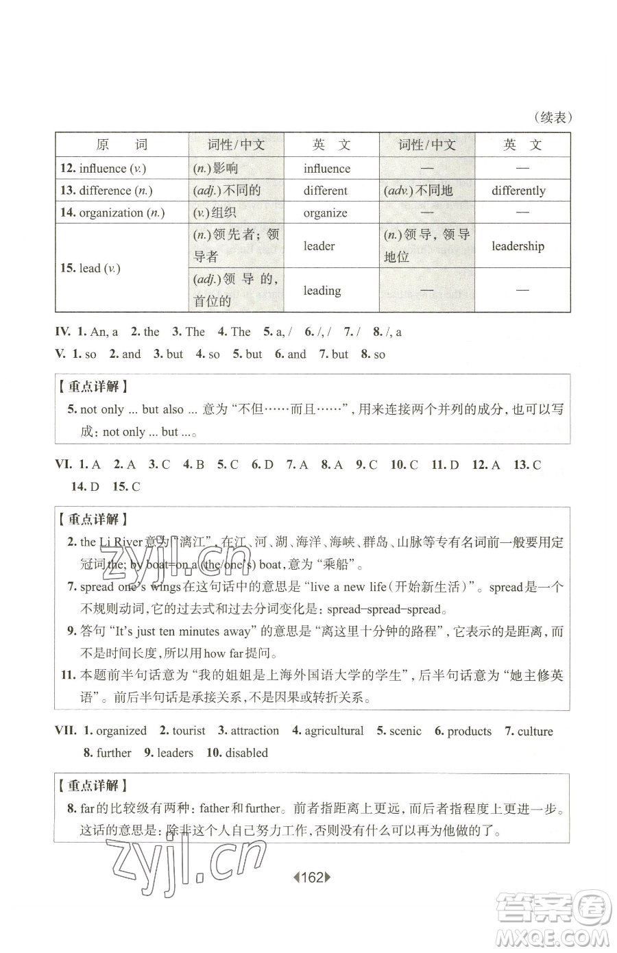 華東師范大學出版社2023華東師大版一課一練八年級下冊英語滬教牛津版五四制增強版參考答案