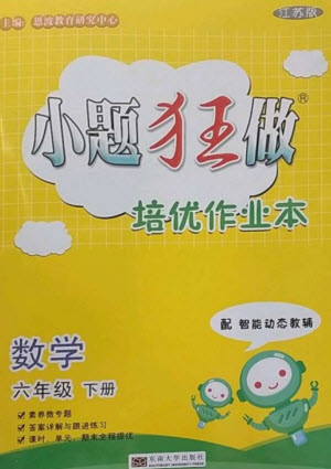 東南大學(xué)出版社2023小題狂做培優(yōu)作業(yè)本六年級數(shù)學(xué)下冊蘇教版參考答案