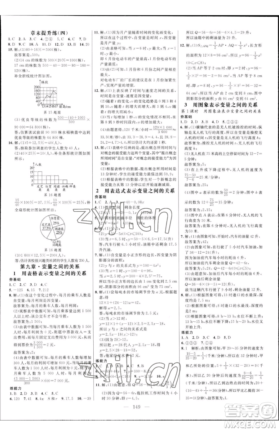 延邊大學(xué)出版社2023細(xì)解巧練六年級下冊數(shù)學(xué)魯教版五四制參考答案