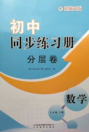 山東教育出版社2023初中同步練習(xí)冊分層卷七年級數(shù)學(xué)下冊北師大版參考答案