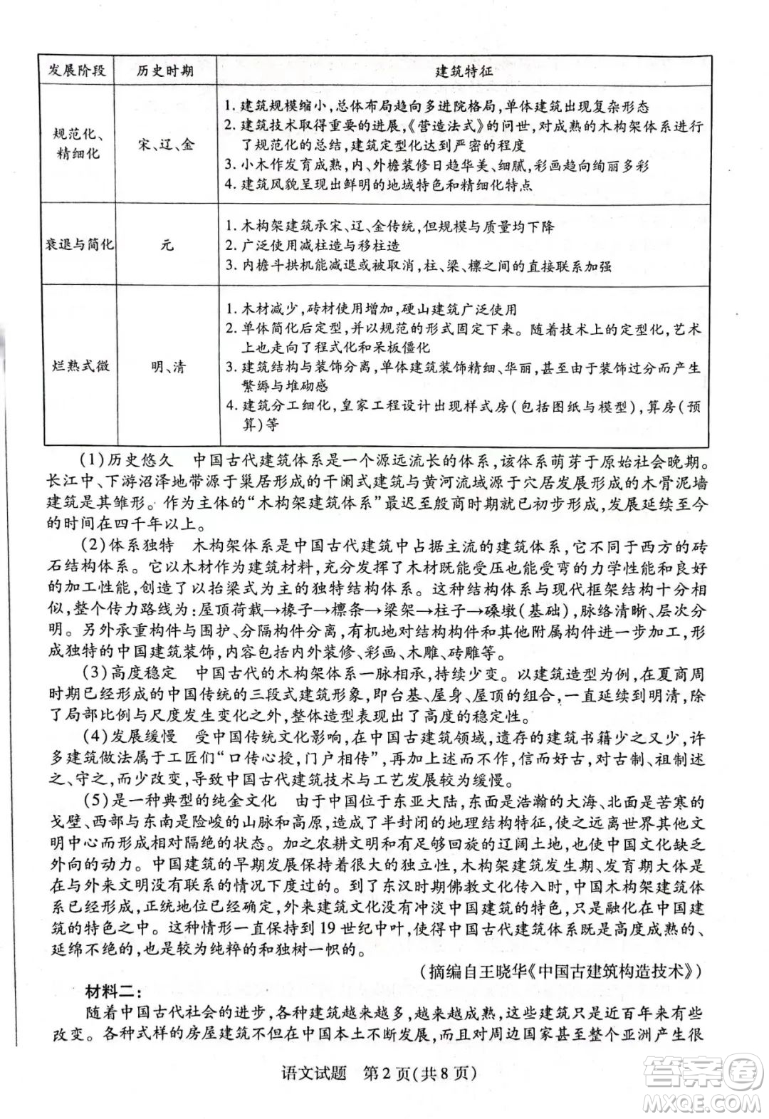 天一大聯(lián)考2022-2023高一年級(jí)下學(xué)期期中考試語(yǔ)文試卷答案