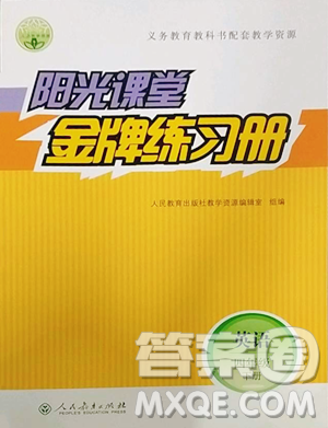 人民教育出版社2023陽光課堂金牌練習(xí)冊四年級下冊英語人教版參考答案