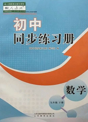 山東教育出版社2023初中同步練習(xí)冊九年級數(shù)學(xué)下冊人教版參考答案