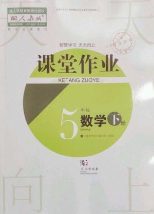 武漢出版社2023智慧學習天天向上課堂作業(yè)五年級數(shù)學下冊人教版參考答案