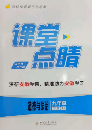 四川大學(xué)出版社2023課堂點睛九年級道德與法治下冊人教版安徽專版參考答案