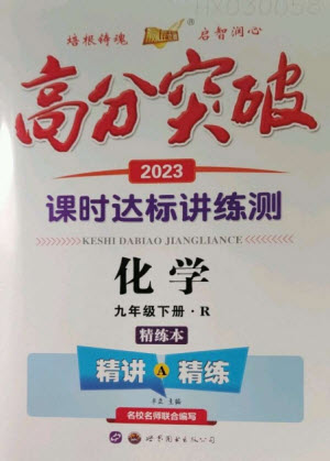 世界圖書出版公司2023高分突破課時(shí)達(dá)標(biāo)講練測(cè)九年級(jí)化學(xué)下冊(cè)人教版參考答案