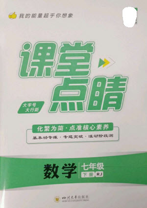 四川大學(xué)出版社2023課堂點(diǎn)睛七年級(jí)數(shù)學(xué)下冊(cè)人教版參考答案