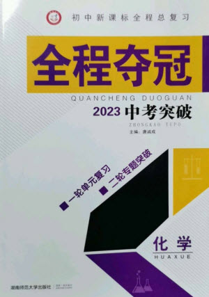 湖南師范大學出版社2023全程奪冠中考突破九年級化學通用版參考答案