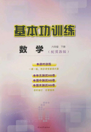 河北教育出版社2023基本功訓練六年級數(shù)學下冊冀教版參考答案