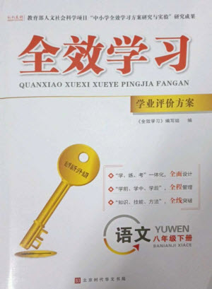 北京時(shí)代華文書(shū)局2023全效學(xué)習(xí)學(xué)業(yè)評(píng)價(jià)方案八年級(jí)語(yǔ)文下冊(cè)人教版參考答案