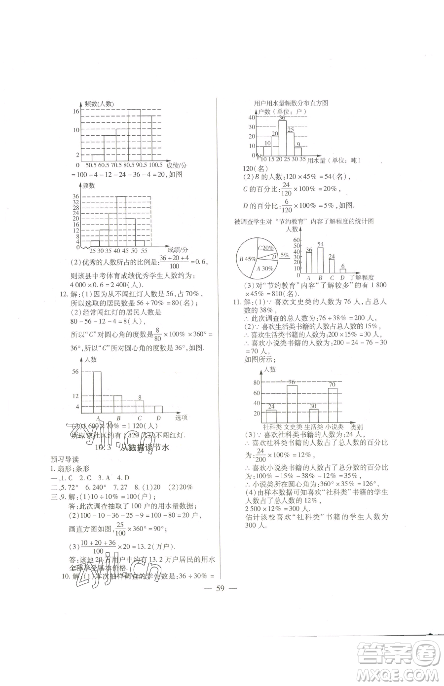 團結(jié)出版社2023全練練測考七年級下冊數(shù)學(xué)人教版參考答案