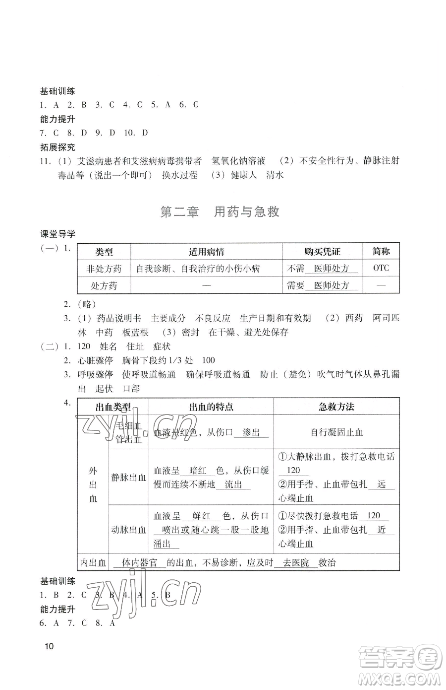 廣州出版社2023陽光學(xué)業(yè)評價(jià)八年級下冊生物人教版參考答案