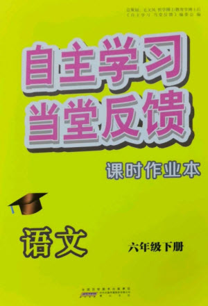 黃山書社2023自主學(xué)習(xí)當(dāng)堂反饋課時(shí)作業(yè)本六年級(jí)語文下冊(cè)人教版參考答案