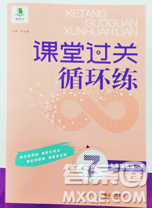 哈爾濱出版社2023課堂過關(guān)循環(huán)練七年級下冊英語外研版參考答案