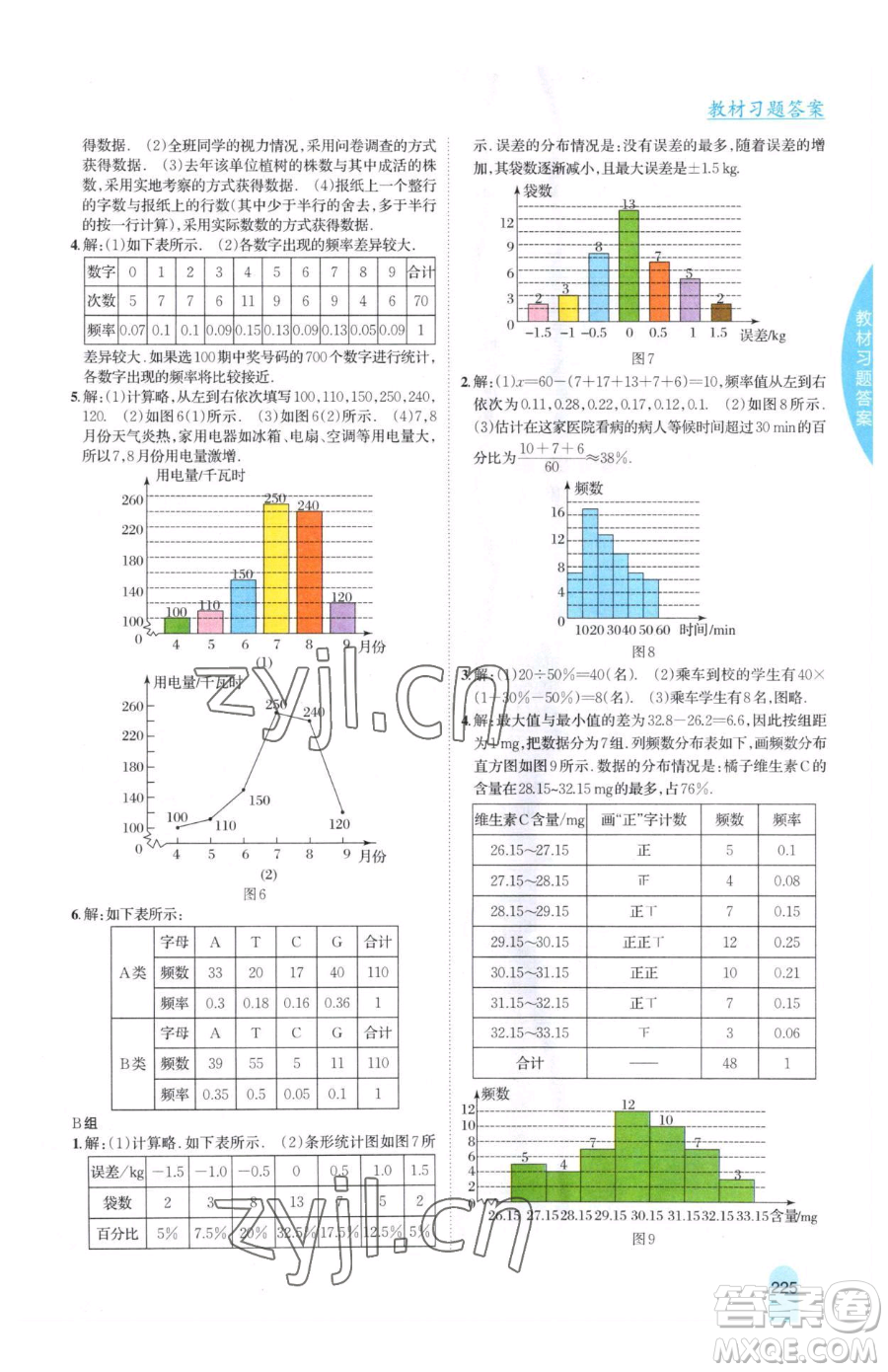 吉林人民出版社2023尖子生學(xué)案八年級(jí)下冊(cè)數(shù)學(xué)冀教版參考答案