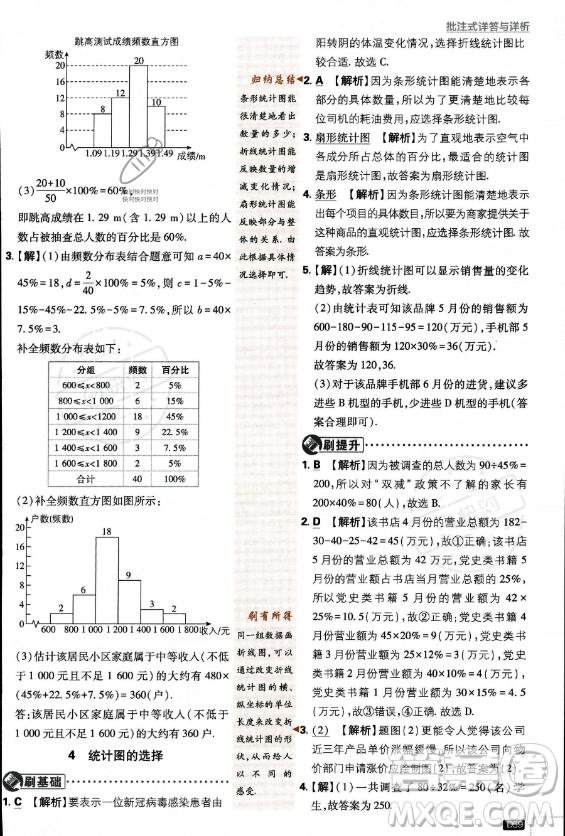 開(kāi)明出版社2024屆初中必刷題七年級(jí)上冊(cè)數(shù)學(xué)北師大版答案