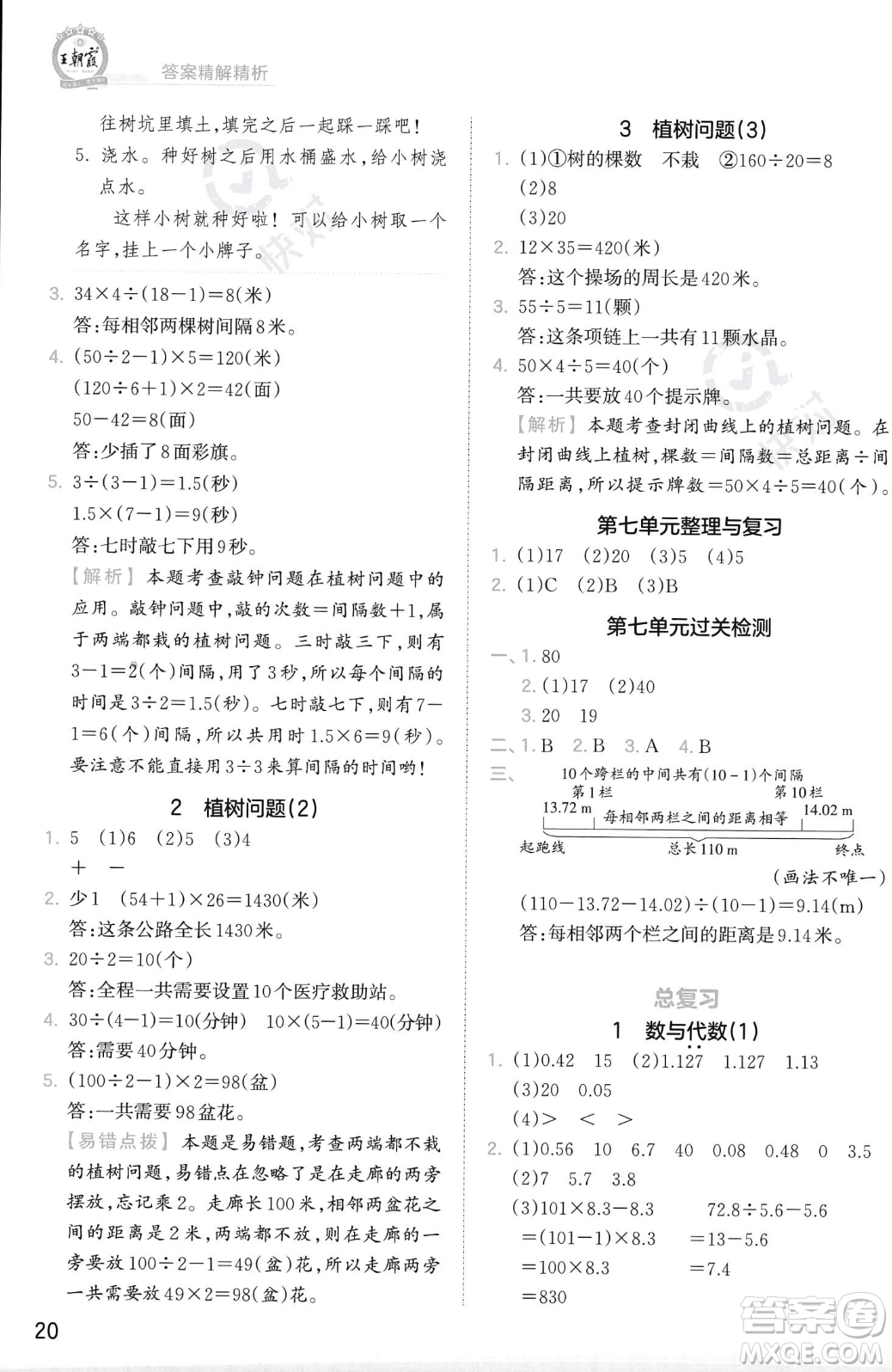 江西人民出版社2023年秋季王朝霞創(chuàng)維新課堂五年級上冊數(shù)學(xué)人教版答案