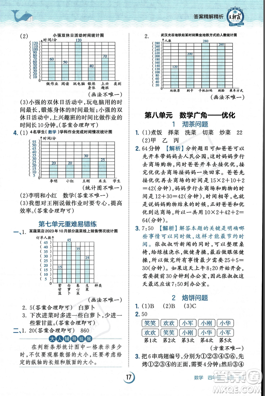 江西人民出版社2023年秋王朝霞德才兼?zhèn)渥鳂I(yè)創(chuàng)新設計四年級上冊數(shù)學人教版答案