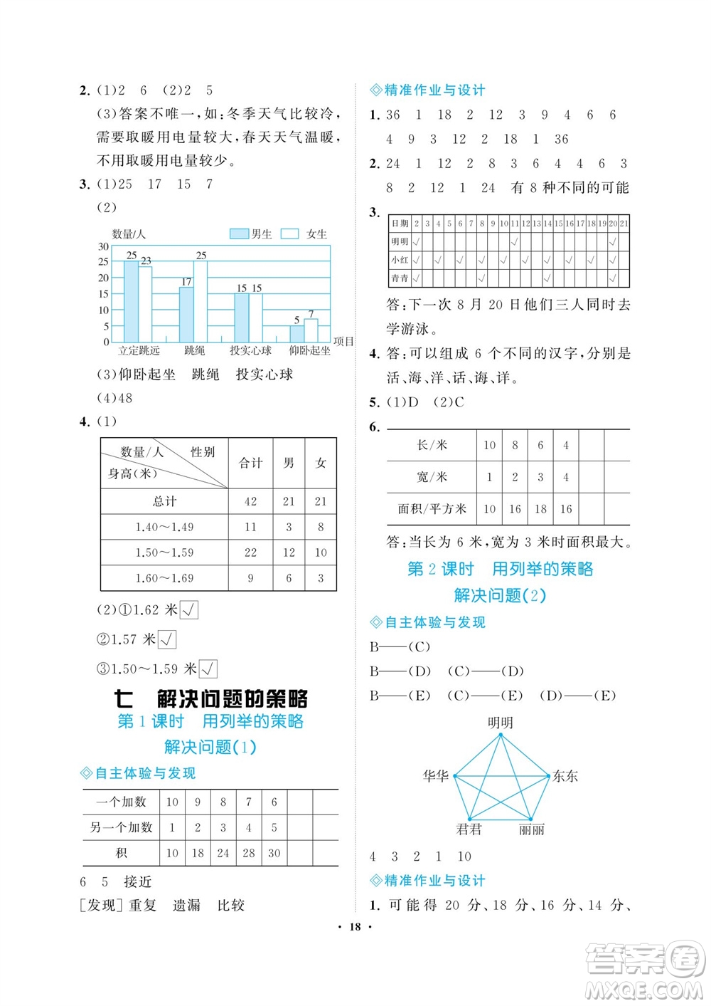 海南出版社2023年秋新課程學(xué)習(xí)指導(dǎo)五年級數(shù)學(xué)上冊蘇教版參考答案