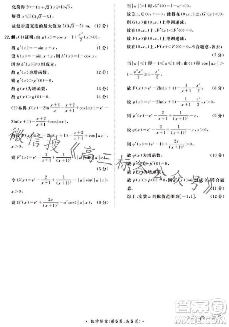 2024屆普通高等學(xué)校招生全國統(tǒng)一考試青桐鳴高三10月大聯(lián)考數(shù)學(xué)試卷答案