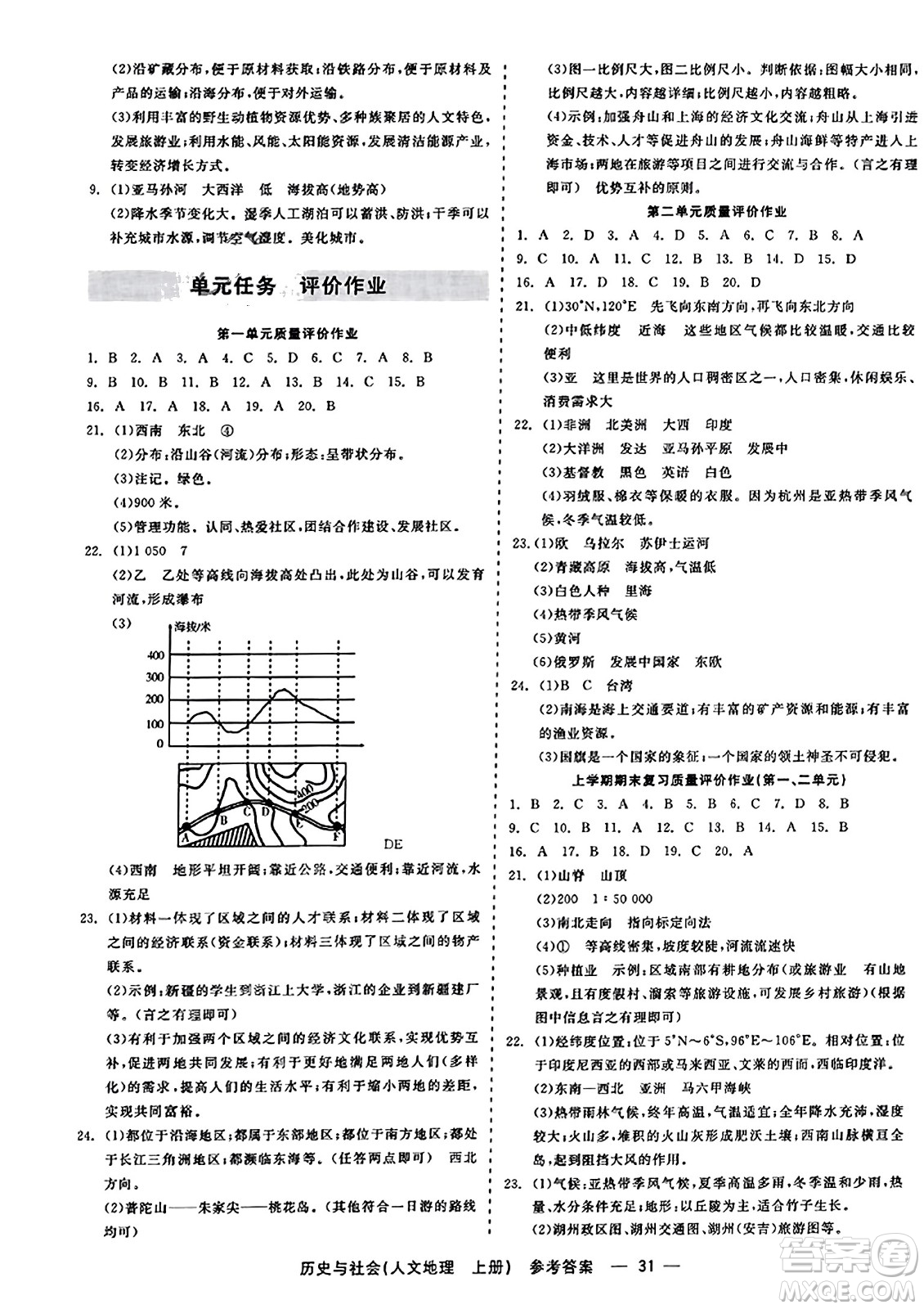 浙江工商大學出版社2023年秋精彩練習就練這一本七年級歷史上冊通用版答案