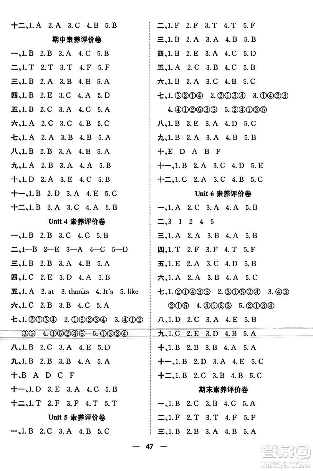 合肥工業(yè)大學(xué)出版社2023年秋快樂學(xué)習(xí)小學(xué)英語隨堂練三年級(jí)英語上冊(cè)人教PEP版答案