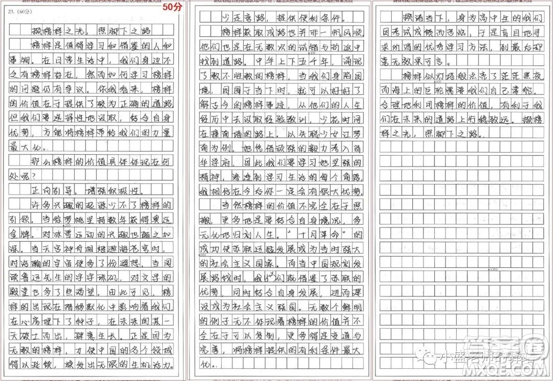 榜樣的價值材料作文800字 關(guān)于榜樣的價值的材料作文800字