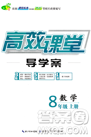 湖北科學(xué)技術(shù)出版社2023年秋高效課堂導(dǎo)學(xué)案八年級數(shù)學(xué)上冊課標(biāo)版答案