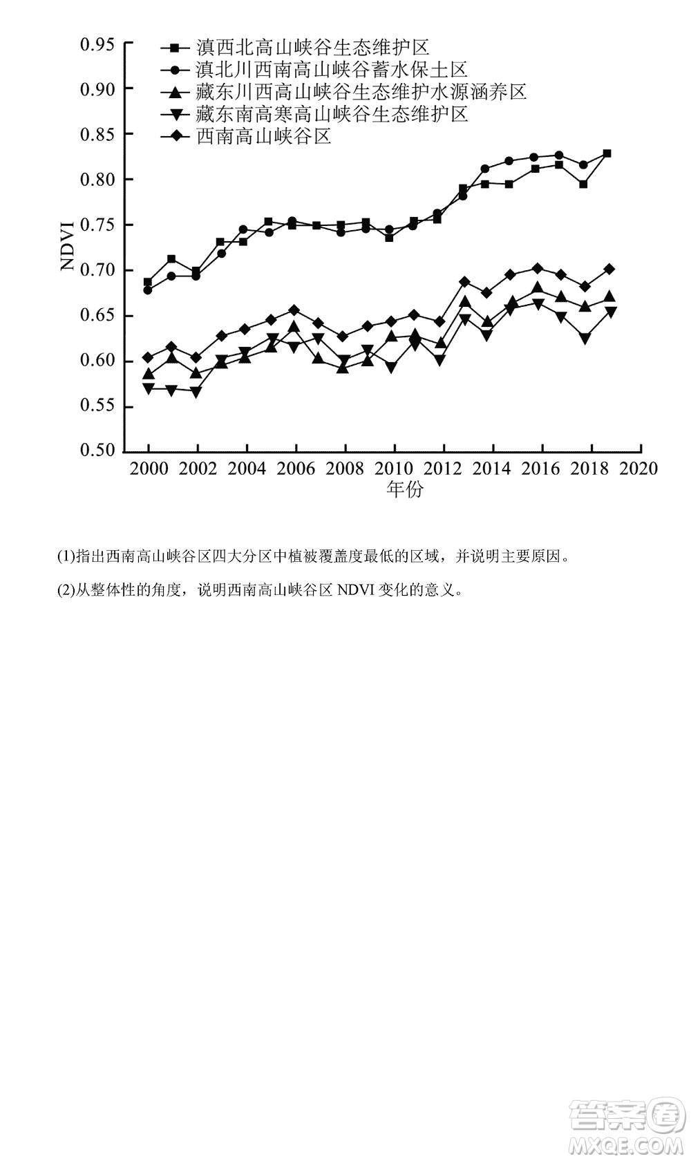 2023年11月湖南岳汨聯(lián)考高三期中考試地理參考答案