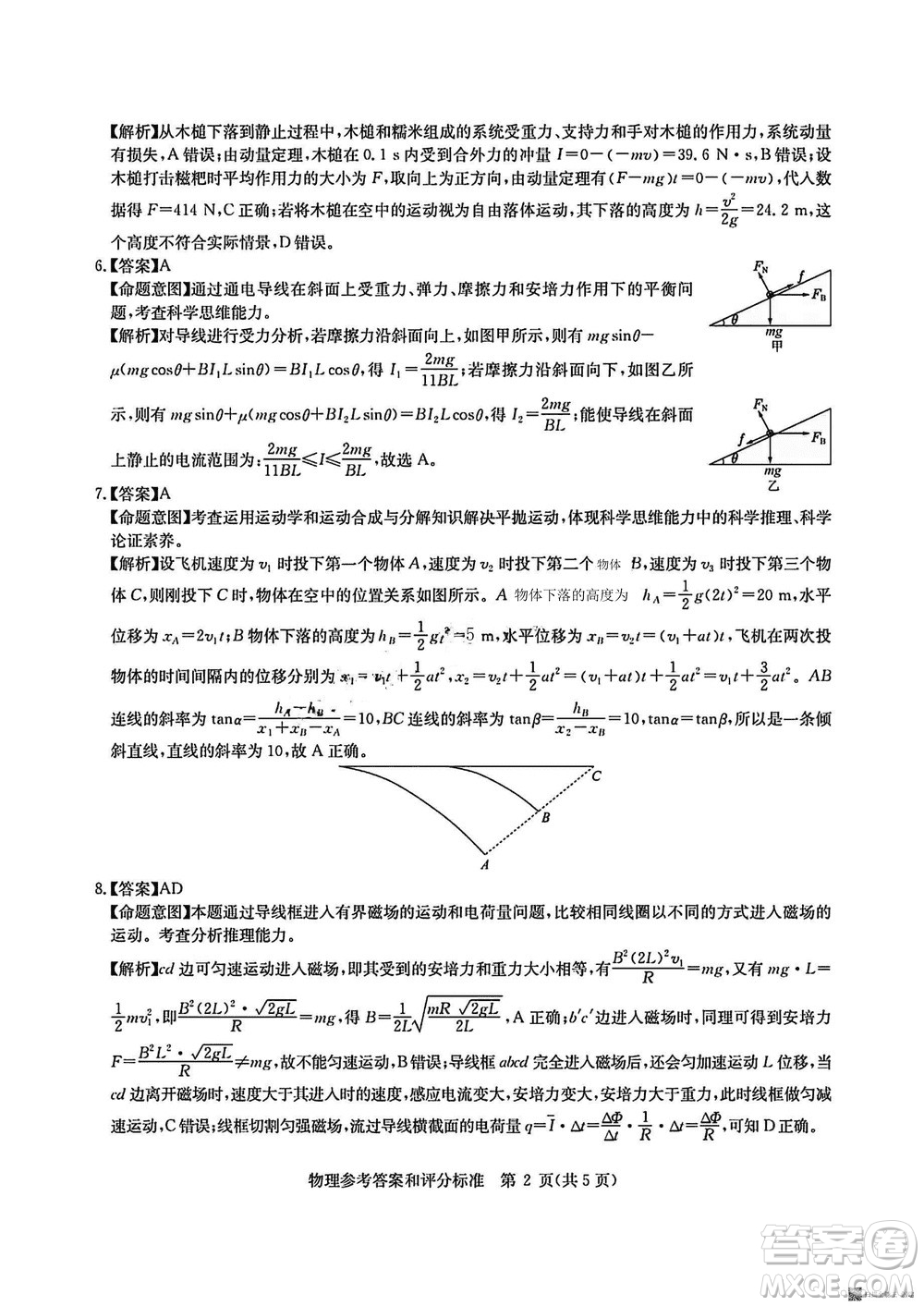 華大新高考聯(lián)盟2024屆高三11月教學質(zhì)量測評江西卷物理參考答案