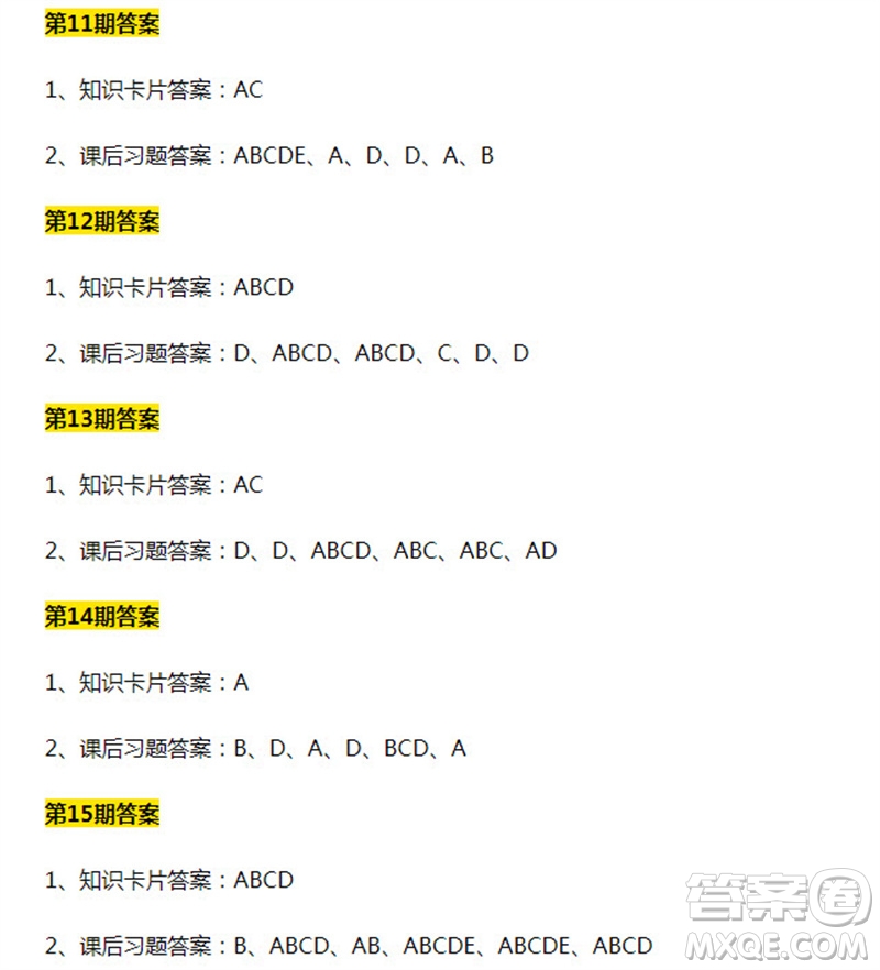 青年大學(xué)習(xí)2023年第1-20期題目參考答案 青年大學(xué)習(xí)2023年前20期答案匯總