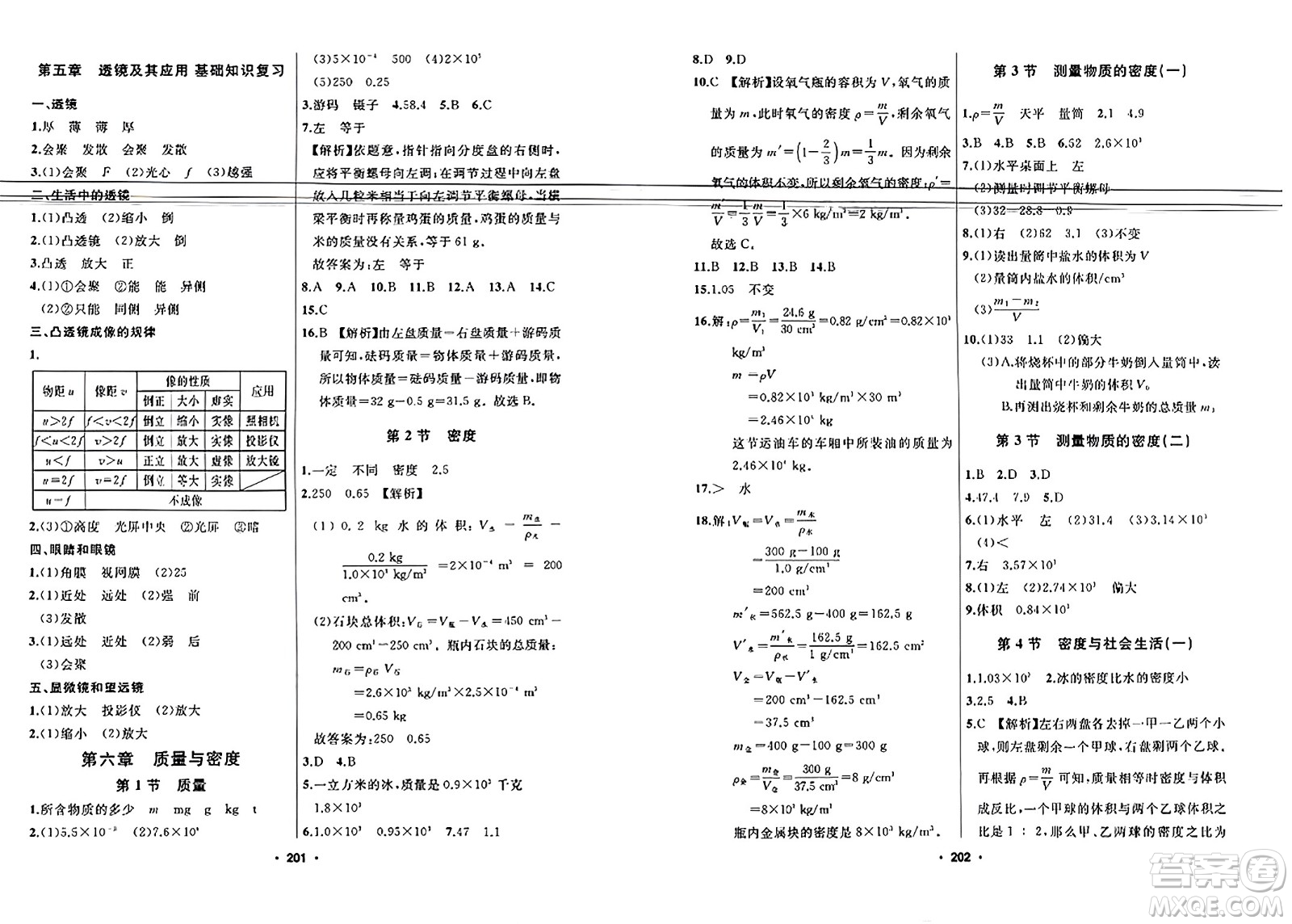 延邊人民出版社2023年秋試題優(yōu)化課堂同步八年級物理上冊人教版答案